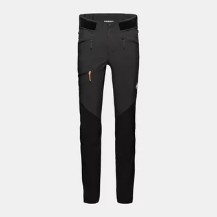 Spodnie sportowe męskie - Męskie spodnie trekkingowe Mammut Courmayeur SO Pants black - 46 - grafika 1
