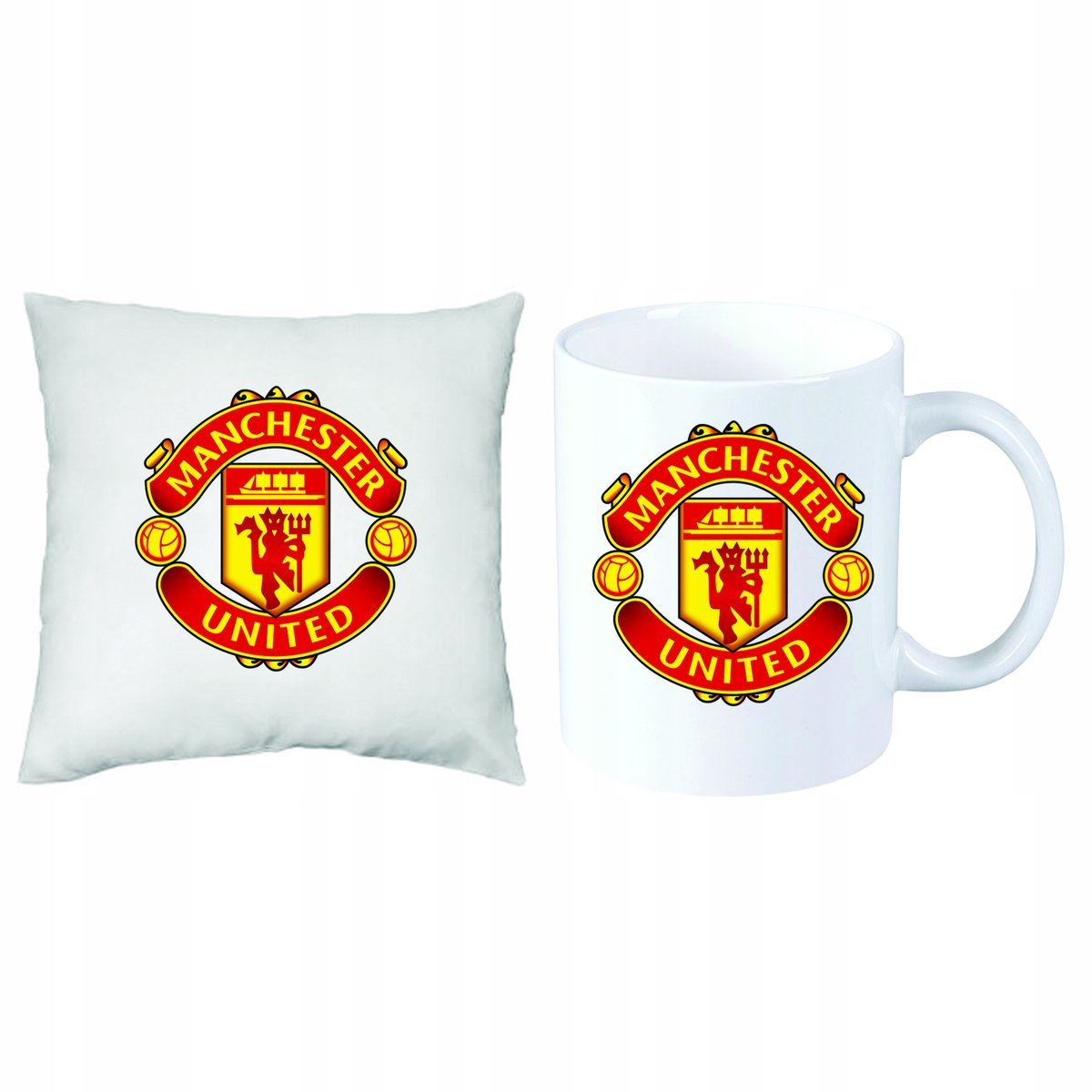 Zestaw Poduszka + Kubek Manchester United F.C. UTD