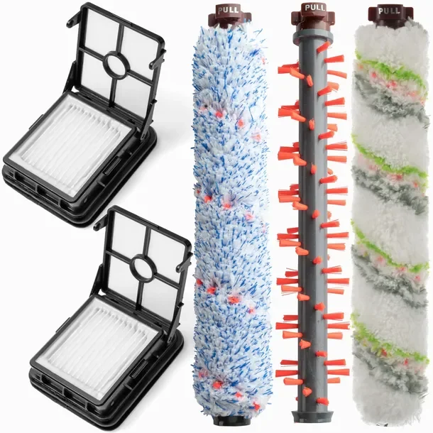 Zestaw rolek czyszczących + 2x Filtr HEPA do odkurzaczy BISSELL CROSSWAVE