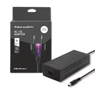 Qoltec Zasilacz do laptopa Zasilacz sieciowy desktopowy 120W | 24V | 5A | 5.5 2.5 | + kabel zasilający 50795 - Zasilacze do laptopów - miniaturka - grafika 1
