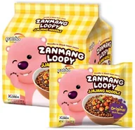 Kuchnie świata - Danie Zanmang Loopy, makaron w sosie z czarnej fasoli 4 x 110g - Paldo - miniaturka - grafika 1