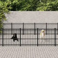 Budy dla psów - Lumarko Kojec zewnętrzny dla psa, stalowy, 30,11 m²! - miniaturka - grafika 1