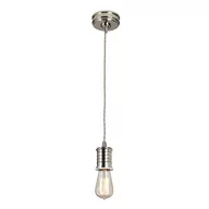 Lampy sufitowe - Elstead Lighting LAMPA wisząca DOUILLE/P PN industrialna OPRAWKA przewód ZWIS kabel loft polerowany nikiel - miniaturka - grafika 1