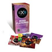 Prezerwatywy - EXS Mixed Flavours 12 pack - miniaturka - grafika 1