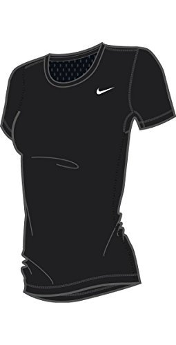 Nike Damska odzież wierzchnia Pro Cool Shortsleeve Top, 725745, czarna, rozm. Medium