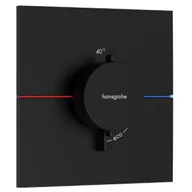 Baterie podtynkowe - HANSGROHE 15574670 ShowerSelect Comfort E Bateria termostatyczna, podtynkowa Czarny Matowy - miniaturka - grafika 1