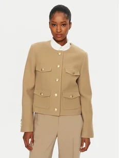 Tommy Hilfiger Kurtka przejściowa WW0WW43754 Beżowy Regular Fit - Kurtki damskie - miniaturka - grafika 1