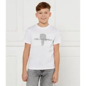 Koszulki dla chłopców - Karl Lagerfeld Kids T-shirt | Regular Fit - miniaturka - grafika 1