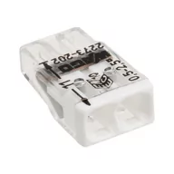 Kostki, złączki, wtyczki - Szybkozłączka 2 x 2.5 mm 100 szt. WAGO - miniaturka - grafika 1