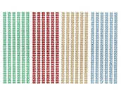 Dekoratorstwo - KORALIKI SAMOPRZYLEPNE ALIGA JET-1601 - miniaturka - grafika 1