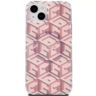 Etui Guess GUHMP15MHGCUSTGP Apple iPhone 15 Plus / 14 Plus hardcase IML GCube MagSafe różowy/pink - Etui i futerały do telefonów - miniaturka - grafika 4