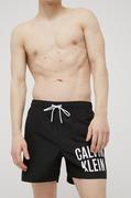 Spodenki damskie - Calvin Klein Calvin Klein szorty kąpielowe kolor czarny - miniaturka - grafika 1
