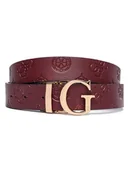 Paski - Guess Pasek w kolorze bordowym - miniaturka - grafika 1