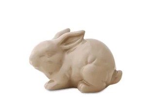 Figurka Królik TENOS jasny brąz, 12x8x8, ceramika - Figurki dekoracyjne - miniaturka - grafika 1