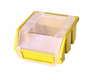 Patrol Group Mini Pojemnik Magazynowy Warsztatowy Ergobox 1 żółty plus ERG1PZOLPG001 ERG1PZOLPG001 - Skrzynki i torby narzędziowe - miniaturka - grafika 1
