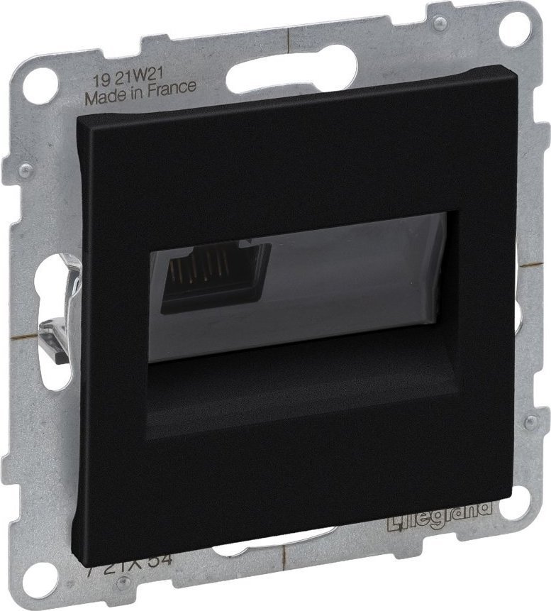 Legrand SUNO - Gniazdo RJ45/kat 6A UTP, Czarny - Legrand 721454 himp