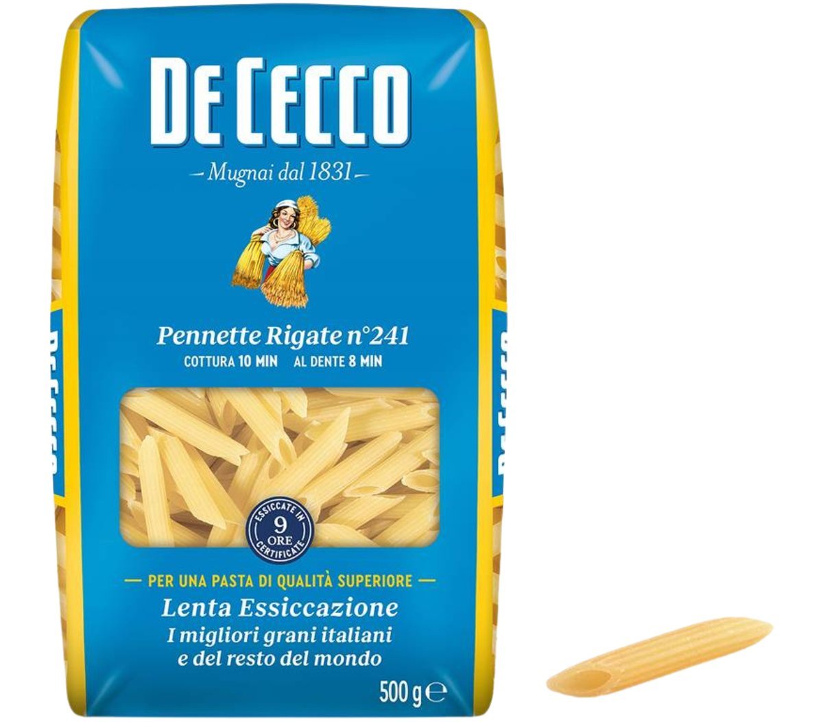 De Cecco Pennette Rigate n.241 500g włoski makaron małe rurki