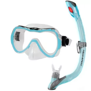 Aqua-speed Fajka + maska nurkowa, ENZO + EVO - Maski do nurkowania - miniaturka - grafika 1