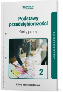 Operon Podstawy przedsiębiorczości LO 2 KP ZP w.2020 Dorota Sawa - Podręczniki dla liceum - miniaturka - grafika 1