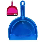 Miotły, szufle, mopy - Szufelka domowa z gumą do zamiatania Optima Konex - miniaturka - grafika 1