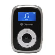 Odtwarzacze MP3 - Denver MPS-316 odtwarzacz MP3/MP4 16 GB Czarny, Metaliczny, Biały - miniaturka - grafika 1