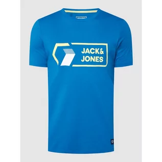 Koszulki męskie - T-shirt z bawełny model Logan - Jack & Jones - grafika 1