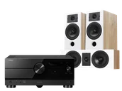 Kino domowe - Yamaha RX-A2A (czarny) + Diva 3 (dąb) + Diva 7 (dąb) - miniaturka - grafika 1