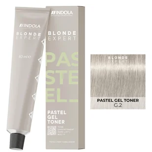 Indola Blonde Expert Pastel Gel, pastelowy toner w żelu, G.2, 60ml - Farby do włosów i szampony koloryzujące - miniaturka - grafika 1