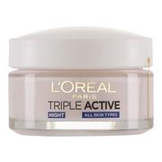 Kremy do twarzy - L'Oréal Paris Triple Active Comforting Night Moisturising Care All Skin Types (50ml) - miniaturka - grafika 1