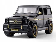 Zabawki zdalnie sterowane - Mercedes G klasa BRABUS G65 Metalowy Model Samochodu 1:24 Dźwięk Światło - miniaturka - grafika 1