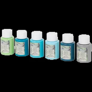 Zestaw Do Farbowania Malowania Ubrań Tkanin 6X40Ml - Zabawki kreatywne - miniaturka - grafika 1