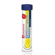 Witaminy i minerały - ZYSKAJ ZDROWIE Calcium 300 mg + witamina C 60 mg, smak cytrynowy, 20 tabletek musujących - >>>  <<< - miniaturka - grafika 1