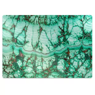 Mata pod fotel biurowy Marmur turkus 100x70 cm - Podnóżki, podpórki, podkładki - miniaturka - grafika 1