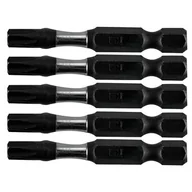 Bity - NEO Końcówka wkrętakowa Bity udarowe S2 50 mm T30 5 szt 09-587 - miniaturka - grafika 1