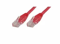 Patchcordy - MicroConnect RJ-45/RJ-45 kat.6 1m Czerwony UTP601R - miniaturka - grafika 1