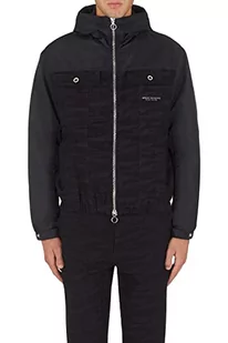 Armani Exchange Męska kurtka żakardowa Camou Denim, naszywka z logo na przodzie, CAMO Jaquard/DEEP, mała - Kurtki męskie - miniaturka - grafika 1