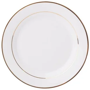 Talerz AMBITION Aura Gold 19 cm Biało-złoty - Talerze - miniaturka - grafika 1