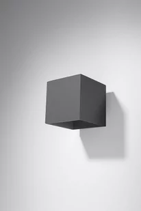 Sollux Lighting Kinkiet QUAD 1 antracyt DEEP SPACE - Lampy ścienne - miniaturka - grafika 1