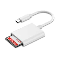Adaptery i przejściówki - Kable USB C na SD Przejściówka Adapter Czytnik Kart SD - miniaturka - grafika 1