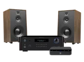 Zestawy stereo - Rotel RA 1592 MkII (czarny) + Node Nano + Utah 8 (wood) - miniaturka - grafika 1