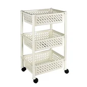 Regały - Regał JUMBO eco plastik kremowy - miniaturka - grafika 1