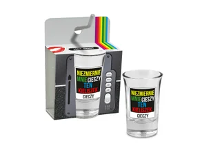 HOT SHOT -kieliszek 35ml - Niezmiernie mnie cieszy ten kieliszek cieczy - Kieliszki - miniaturka - grafika 1