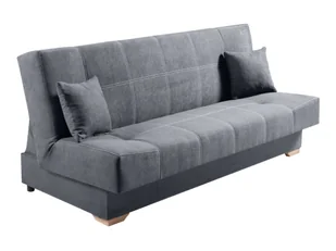 Kondela Sofa rozkładana z pojemnikiem Gina - szara - Sofy i kanapy - miniaturka - grafika 1