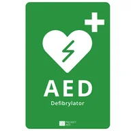 Sprzęt ratunkowy - Tablica informacyjna AED Tablica informacyjna - miniaturka - grafika 1