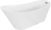 Wanny - Mexen Alta wanna wolnostojąca 170 x 75 cm, biała, przelew złoty - 52141707500-50 - miniaturka - grafika 1
