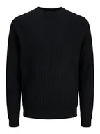 Swetry męskie - Jack & Jones Sweter w kolorze czarnym - miniaturka - grafika 1