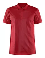 Koszulki męskie - Craft CORE Unify męska koszulka polo, czerwona, XXL, Czerwony, XXL - miniaturka - grafika 1