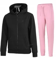 Spodnie sportowe damskie - 4F DAMSKI DRES BAWEĹNA KOMPLET BLUZA SPODNIE / rozm M - miniaturka - grafika 1