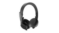 Słuchawki - Logitech Zone Wireless UC Graphite Czarny (981-000914) - miniaturka - grafika 1