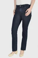 Spodnie damskie - WRANGLER SARA NARROW MID WAIST MOONLIGHT - miniaturka - grafika 1
